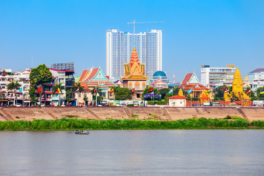 Phnom Penh city skyline, Cambodia