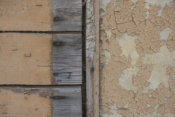 old wooden wall