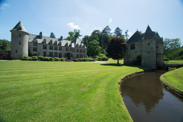 Fototapeta na wymiar chateau de nacqueville