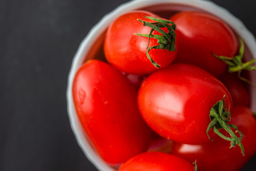 Cherry tomato just come from the garden