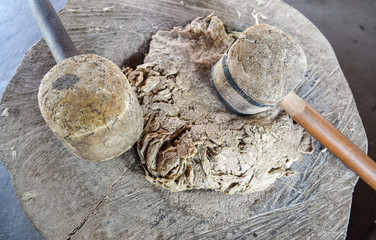 How to make The Local Umbella from wood and Mulberry paper in Chiang Mai Thailand