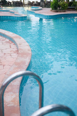 Swimming pool at executive home