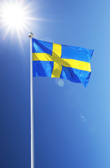 Schwedische Flagge