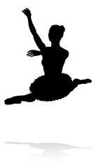 Ballet Dancer Dancing Silhouette © Christos Georghiou