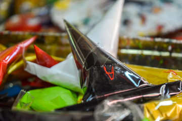 The Local Umbella made by woo and mulberry paper from Chiang Mai Thailand