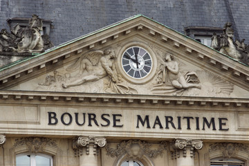 Fototapeta na wymiar Bourse maritime de Bordeaux