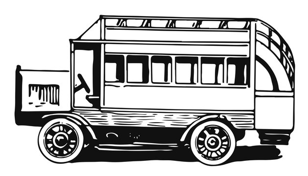 double-deck bus #vector #isolated Doppeldecker Bus