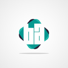 Initial Letter BA Logo Template Design