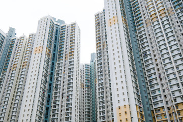 Fototapeta na wymiar Hong Kong Häuser