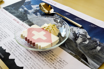 Ice Cream in Swiss.