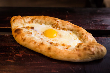 European international fusion cuisine, a beautiful dish on a white plate decorated with herbs and vegetables. a professional chef has prepared a delicious meal.