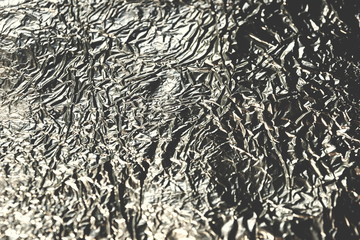 aluminum foil texture background metal shiny surface