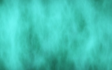 Background of abstract green color smoke. The wall of green fog. 3D illustration