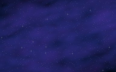 Colorful and beautiful space background. Outer space. Starry outer space texture. 3D illustration