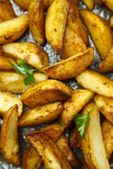 Baked potato wedges