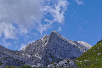 Sulla cima nel parco nazionale del Gran sasso