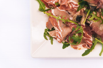 Prosciutto and arugula