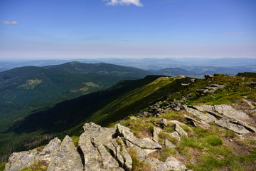 Fototapeta na wymiar Mountain landscape in Tatra , Poland