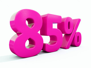 85 Percent Pink Sign