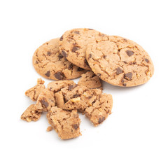 cookies isolated on white background.