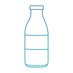 milk bottle isolated icon vector illustration design