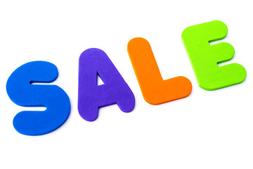 The word SALE