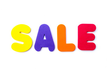 The word SALE
