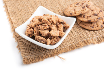 cookies isolated on white background.