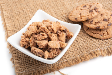cookies isolated on white background.