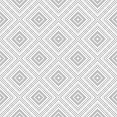Vector seamless geometric pattern. Checkered gray background