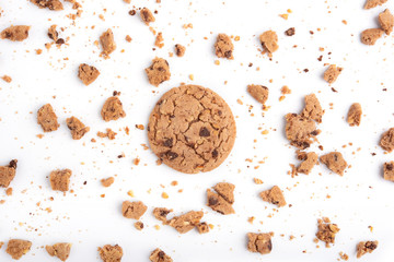 cookies isolated on white background.