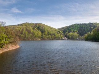 Fototapeta premium View of Bystrzyckie Lake