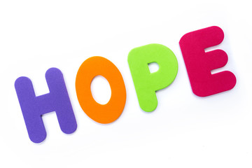 The word HOPE