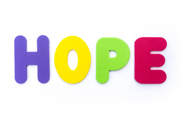 The word HOPE