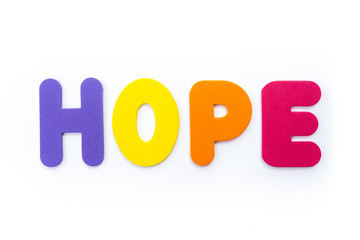 The word HOPE