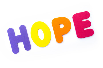 The word HOPE