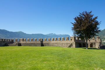 Castelgrande in Ticino Switzerland