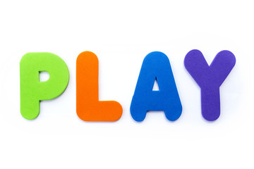 The word PLAY