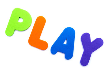 The word PLAY