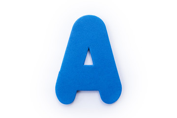 Blue Letter A