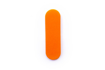 Orange Letter I
