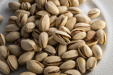 Pistachio texture. Nuts.