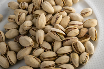 Fototapeta premium Pistachio texture. Nuts.