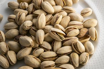 Pistachio texture. Nuts.