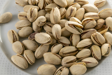 Fototapeta premium Pistachio texture. Nuts.