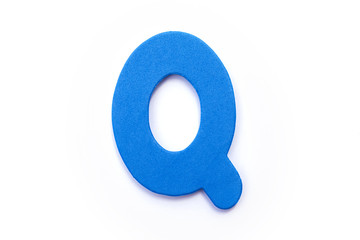 Blue Letter Q