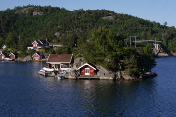 Fototapeta premium Ferien in Südnorwegen