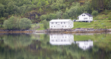 Fototapeta na wymiar Travel Troms conty Northern Norway