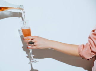 Woman Holding Wine Glass