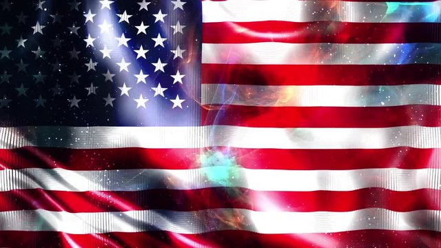 4th of july USA flag 

